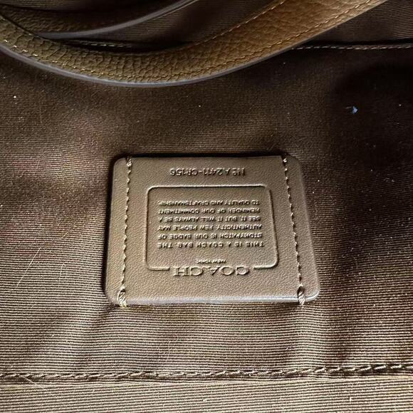 Coach Georgia Satchel Crossbody Handbag In Leather/Light Saddle CR156 NWT - Picture 6 of 10